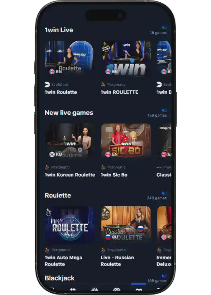 1win online casino games in Pakistan