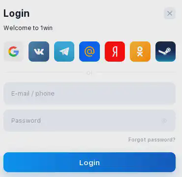 1win login