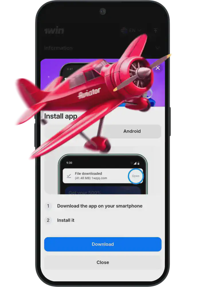 Download 1win Aviator app