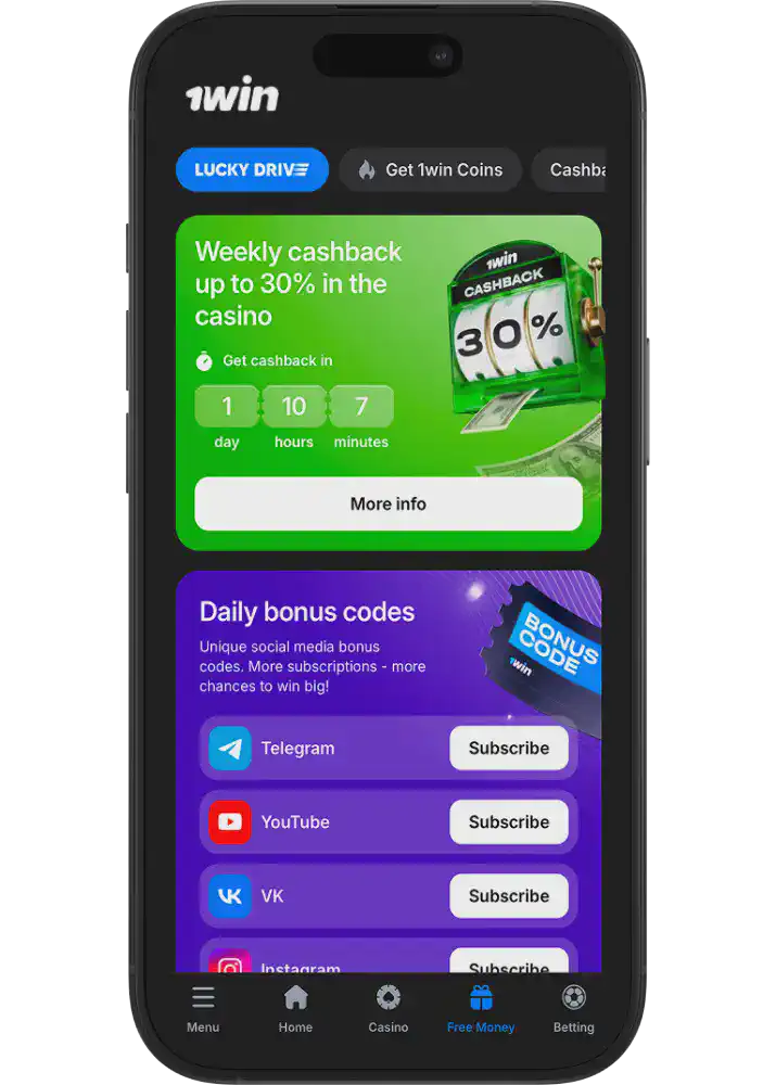 1win welcome bonus