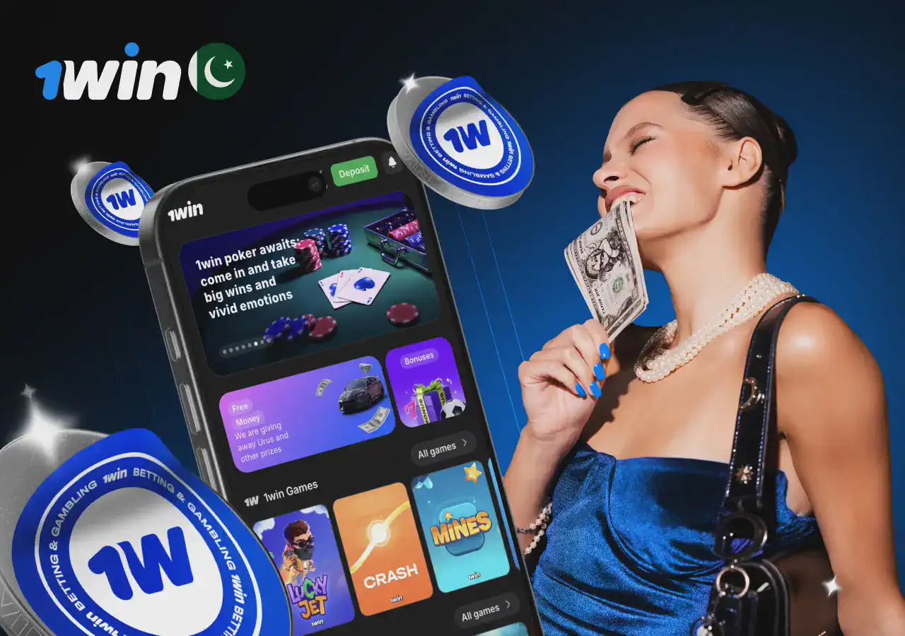 1win mobile gaming in Pakistan
