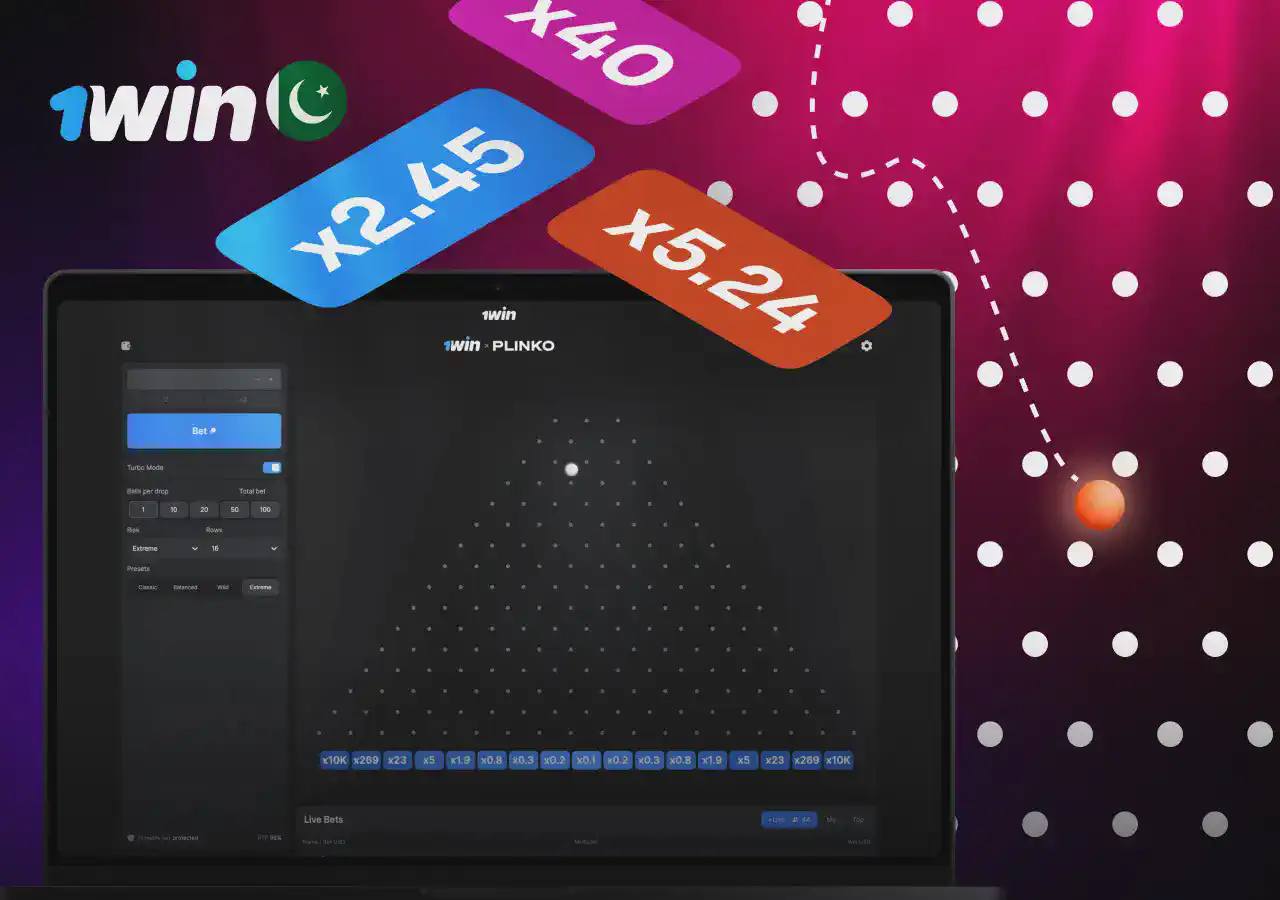 Plinko game basics at 1win