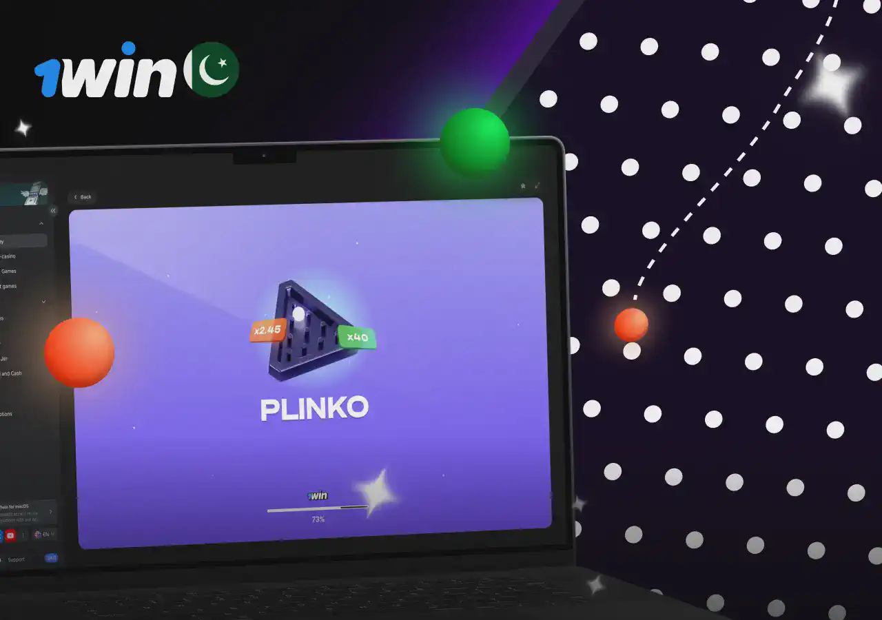 1win Plinko game