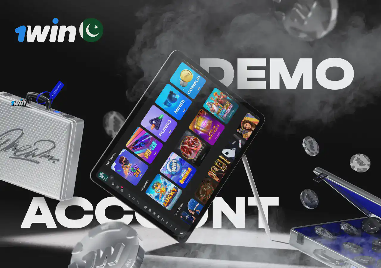 Using a demo account on 1win